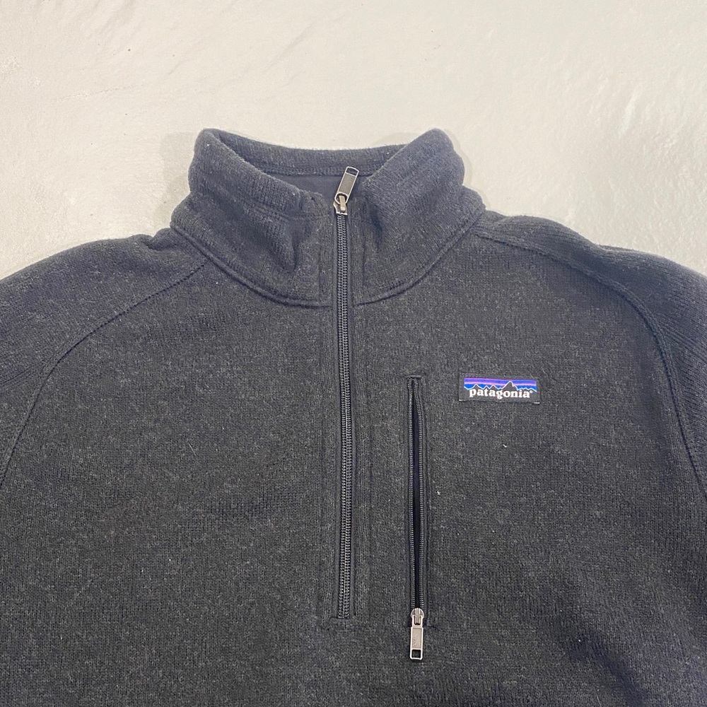 Patagonia Men's Charcoal Zip-Up Sweater